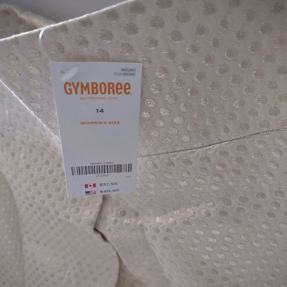 NWT Gymboree Womens Holiday Brocade Skirt Metallic detail Size 14 Brand New - Picture 4 of 9